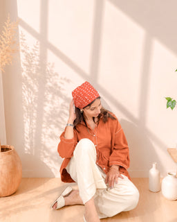 Load image into Gallery viewer, Teracotta Organic Kala Cotton Shirt