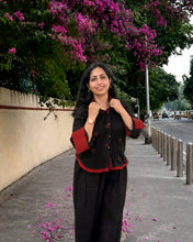 Load image into Gallery viewer, Black Oversized Shirt