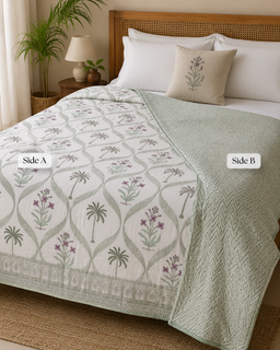 Load image into Gallery viewer, Bloom – Mul Dohar – Double Bed (90 x 108)