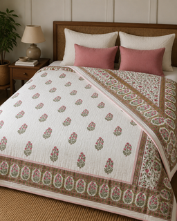 Load image into Gallery viewer, Phool -Mul Dohar – Double Bed (90 x 108)