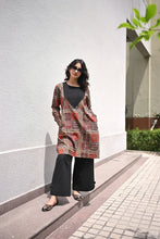 Load image into Gallery viewer, Crimson Earth Natural Dye Block Print Organic Cotton Kurta set
