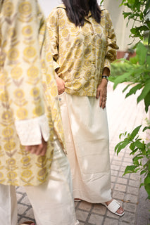 Load image into Gallery viewer, Natural white Organic kala cotton skirt