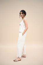 Load image into Gallery viewer, Off-white Oversized Crop top and pant in Organic Kala Cotton