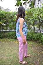 Load image into Gallery viewer, Blue pink loungewear set