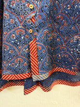 Load image into Gallery viewer, Blue AjraKh Oversized Boxy Shirt