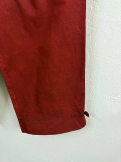 Load image into Gallery viewer, Vibrant Red (Begar) Wide Leg Cotton Pant