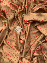 Load image into Gallery viewer, Dual color Bandhani dupatta with brown on red. Tie-dye brown bandhej dupatta