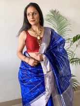 Load image into Gallery viewer, Handloom Chanderi Saree - Purple Saree
