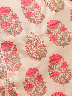 Load image into Gallery viewer, Pink Floral Tunic Set
