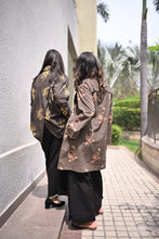 Load image into Gallery viewer, Brown Yellow Oversized Shirt in Natural Dye
