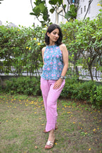 Load image into Gallery viewer, Blue pink loungewear set
