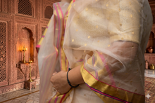 Load image into Gallery viewer, Beige Chanderi Saree
