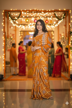Load image into Gallery viewer, Mustard Gharchola Saree
