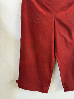 Load image into Gallery viewer, Vibrant Red (Begar) Wide Leg Cotton Pant
