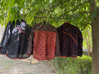 Load image into Gallery viewer, Black Ajrakh cotton Oversized Boxy Shirt
