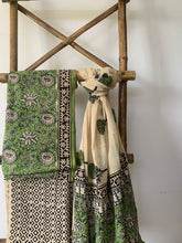 Load image into Gallery viewer, Green and Black Block Printed Kurta Set
