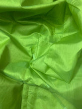 Load image into Gallery viewer, Pink Fletcher Silk Saree paired with contrasting green silk blouse.
