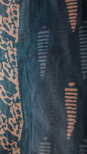 Load image into Gallery viewer, Handblock printed teal Maheshwari kurta set with dupatta
