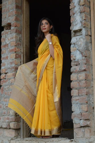 Yellow Saree