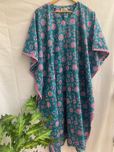 Floral print loose fit Kaftan